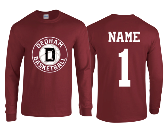 Dedham Metrowest Shooting Shirt  with Name & Number(Please put players number in the NOTE TO SELLER box on the check out page)