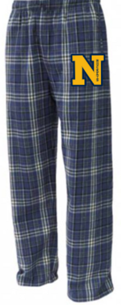 NHS Flannel Pants (navy/white,navy/gold)