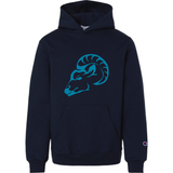 Rashi Champion Navy Hoodie Ram Big