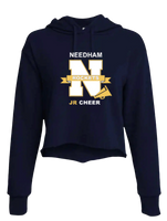 NEEDHAM JR CHEER CROPPED HOODIE (Adult only)