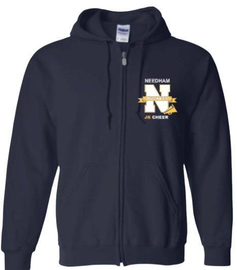 NEEDHAM JR CHEER FULL ZIP HOODIE (Youth & Adult)