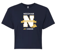 NEEDHAM JR CHEER CROPPED TEE SHIRT (Adult only)