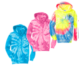 Rashi Tie-Dye Hooded Sweatshirt (Small Logo)
