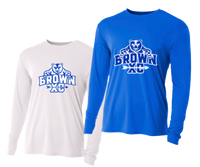 Brown XC long sleeve dry fit(new logo)