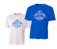 Brown XC short sleeve dry fit(new logo)