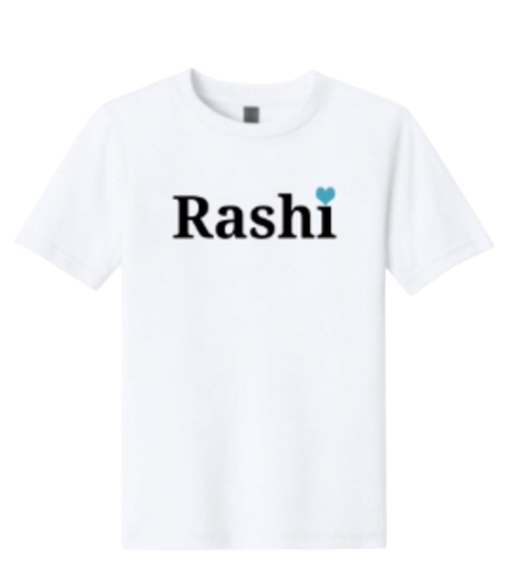 Rashi Heart Tee Shirt (Youth)