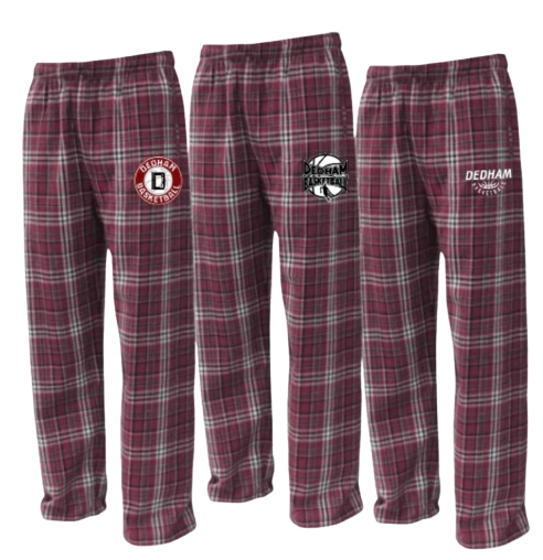 Dedham Metrowest basketball Flannel Pants