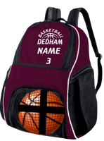 Dedham Custom Basketball Backpack