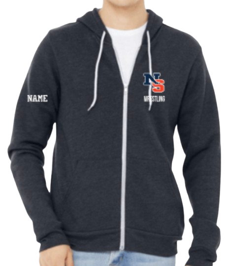 Newton South Wrestling B&C Full Zip (New)