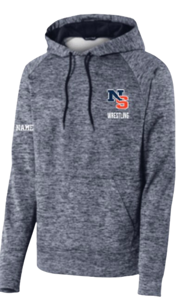 Newton South Wrestling Heatherd Hoodie (New)