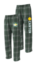 Canton LL Softball Flannel Pants with Glitter Logo