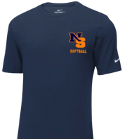 NSHS Girls Softball Nike Short Sleeve Performance Tee