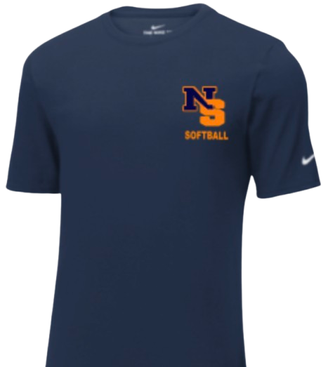 NSHS Girls Softball Nike Short Sleeve Performance Tee