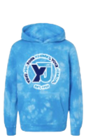 YJ  Tie-Dye Hooded Sweatshirt (Big Logo)