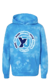 YJ  Tie-Dye Hooded Sweatshirt (Big Logo)