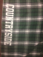 Flannel Pants with vertical screen