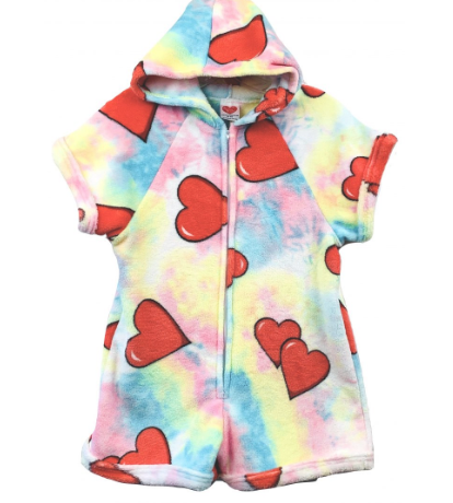 Pastel Tie Dye with Hearts