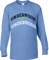 Underwood Long Sleeve Tee (logo color will depend on shirt color)