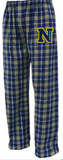 NHS Flannel Pants (navy/white,navy/gold)