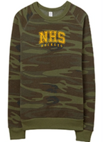 NHS Camo Alternative Apparel Crew Neck Sweatshirt