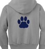 M-R Full Zip Up Hooded Sweatshirt (YXS-AXL)