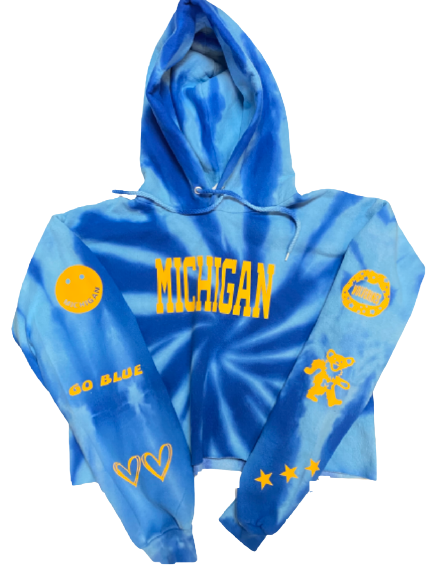 Michigan Fun Tie Dye (Please put customization in NOTE TO SELLER box on the check out page)