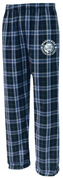 M-R Flannel Pants, Circle Logo (YS-AXL)