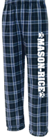 M-R Flannel Pants, Vertical Logo (YS-AXL)