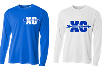 Brown XC long sleeve dry fit (2022 logo)