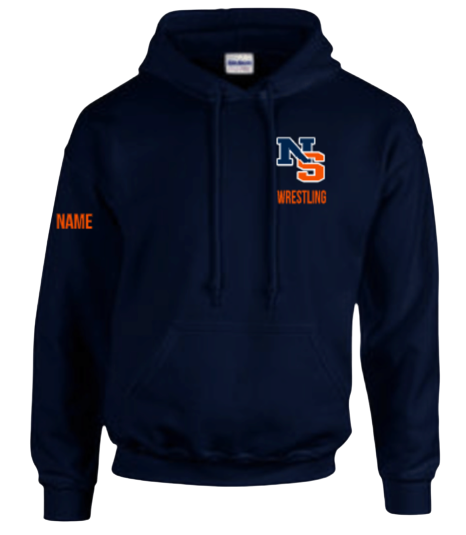 NSHS wrestling team super soft hoodie