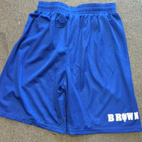 Brown Mesh Basketball Shorts