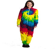 Adult Tie Dye Onsie  (Includes 1 Screen) Multi,Pink,Royal