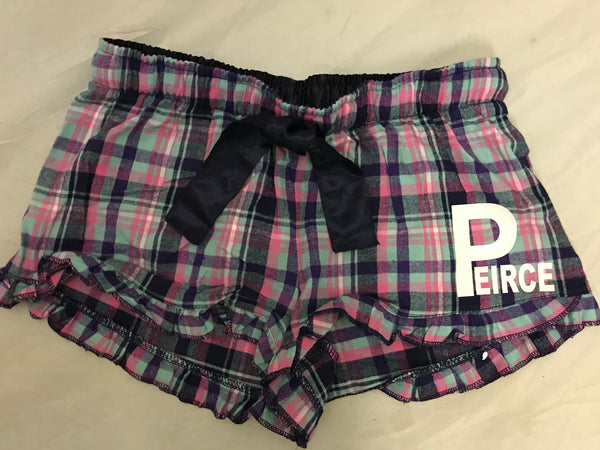 Flannel Ruffle Boxer (as pictured)