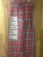 BROWN FLANNEL PANTS