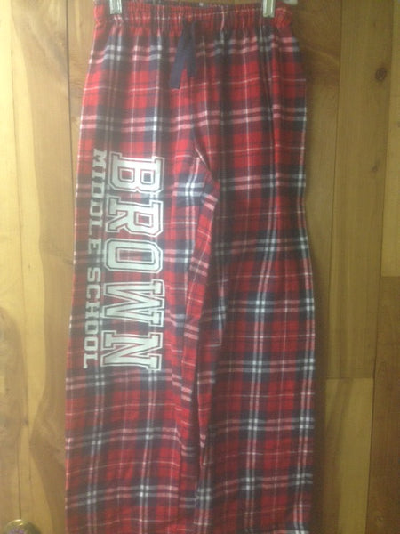 BROWN FLANNEL PANTS